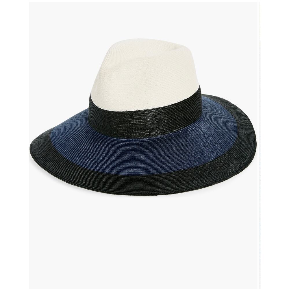 Albertus Swanepoel Helios Colorblock Straw women's Sun Hat